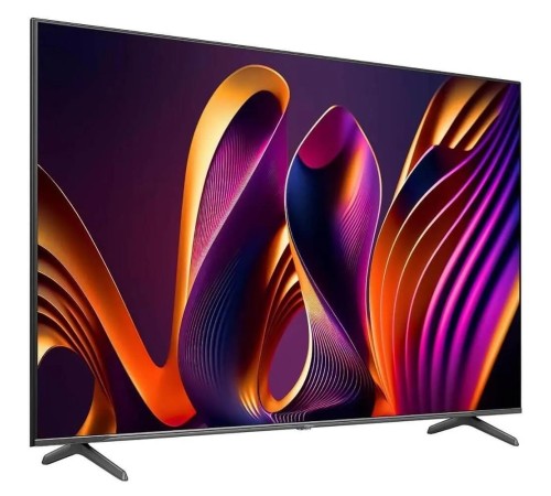 Телевизор ЖК 65'' Hisense/ 65", QLED, Ultra HD, Smart TV (ОС VIDAA U5), Wi-Fi, PCI 2000, DVB-T2/T/C/S2/S, 2х10W, CI+(1.4), 3хHDMI, 2хUSB, Works with Alexa, Alexa Built-in, VIDAA Voice, Yandex, Black