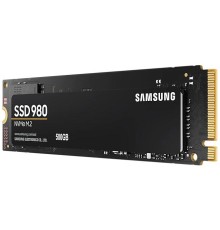 Твердотельный накопитель SSD M.2 (PCI-E NVMe) 500Gb Samsung 980 (R3100/W2600MB/s) (MZ-V8V500BW) 1year