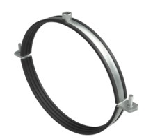 Хомут для воздуховодов с изоляцией с гайкой М8 для труб d 160 мм