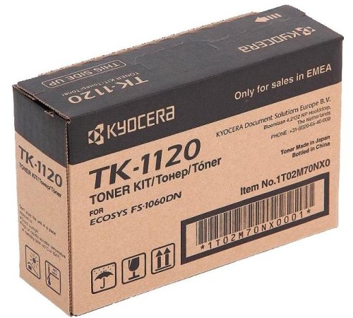 Kyocera Тонер-картридж TK-1120 для FS-1060DN/1025MFP/1125MFP (3000 стр.) Kyocera Тонер-картридж TK-1120 для FS-1060DN/1025MFP/1125MFP (3000 стр.)