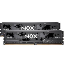 оперативная память Apacer  DDR5  32GB  5600MHz DIMM NOX Black Gaming Memory (PC5-44800) CL40 1.25V (Retail) 2048*8  Kit (2x16GB) Heat Sink (Retail) 3 years (AH5U32G56C522MBAA-2)