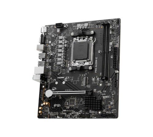 Материнская плата/ MB MSI AMD A620 sAM5, 2xDDR5(96GB), D-SUB/HDMI 2.1, 1xPCIe 4.0x16, 1xPCIe 3.0, 1xLAN, 4xSATA 6Gb/s, 1xM.2, 4xUSB 3.2, 2xUSB 2.0, 2xPS/2, mATX Материнская плата/ MB MSI AMD A620 sAM5, 2xDDR5(96GB), D-SUB/HDMI 2.1, 1xPCIe 4.0x16, 1xPCIe 3.0, 1xLAN, 4xSATA 6Gb/s, 1xM.2, 4xUSB 3.2, 2xUSB 2.0, 2xPS/2, mATX