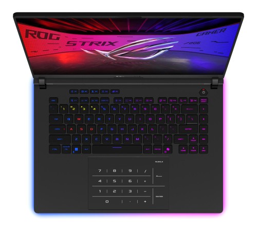 Ноутбук/ ASUS ROG Strix SCAR 16 G635LR-RW017 16"(2560x1600 miniLED (матовый, 240Hz, 3ms))/Intel Core Ultra 9 275HX(2.7Ghz)/32768Mb/1024PCISSDGb/noDVD/Ext:NVIDIA GeForce RTX 5070 Ti(12288Mb)/Cam/BT/WiFi/90WHr/war 1y/2.8kg/Off Black/DOS + NumberPad