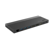 док-станция Docking Station WAVLINK USB-C GEN2 4K Universal /100W PowerDelivery Include 20V/6.5A Power Adapter/ 4xUSB3.0/1xUSB C/2xDP 4K 60HZ/1xHDMI 4K 60HZ/1xGigabit LAN/1xAudio In/Out/1xSD/Micro SD CardReader