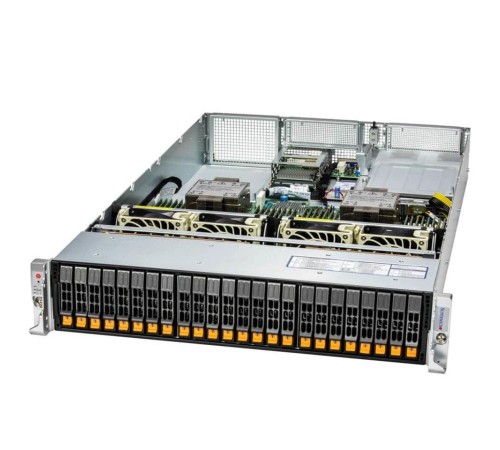 Серверная платформа/ Hyper 2U, 24x2.5", X13DEM, HS219-R1K63P