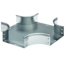 Ответвитель DPX крестообразный 300х50 в комплекте с крепежными элементами и соединительными пластинами, необходимыми для монтажа