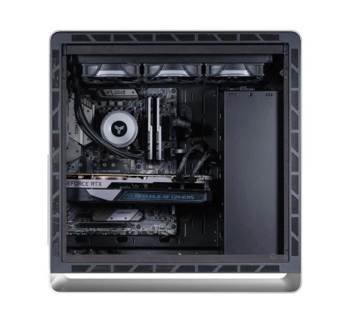 Корпус без блока питания/ Case JONSBO UMX6S-A, Midi-Tower, no fun, 2xUSB-A 3.2 + 2xUSB-A 2.0 + 1xUSB-C 3.2, E-ATX, ATX, mATX, mITX Silver