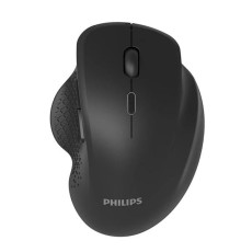 Аксессуары Philips  Беспроводная Мышь SPK7624, 2,4 GHz, Bluetooth 3.0/5.0, 6 кноп., 800-1600dpi, Чёрный