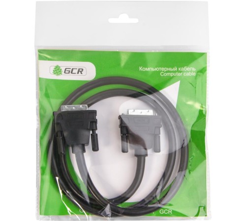 Greenconnect Кабель DVI-D 1.0m, черный, OD 8.5mm, 28/28 AWG, DVI/DVI, 25M/25M, GCR-DM2DMC-1.0m, двойной экран Greenconnect Кабель DVI-D 1.0m, черный, OD 8.5mm, 28/28 AWG, DVI/DVI, 25M/25M, GCR-DM2DMC-1.0m, двойной экран