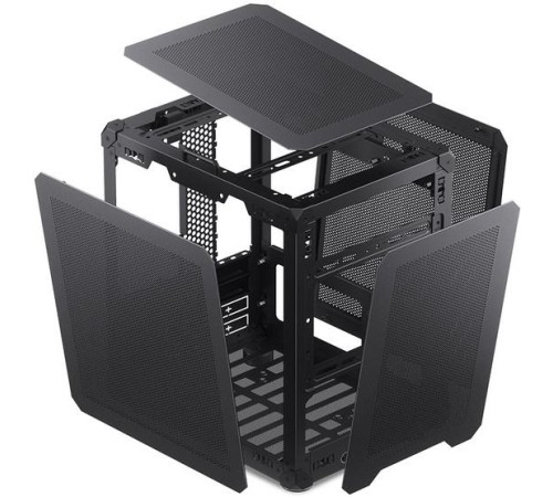Корпус без блока питания/ Case JONSBO C6 Handle, Mini-Tower, no fan, 1xUSB-A 3.0 + 1xUSB-C 3.1, mATX, mITX Black