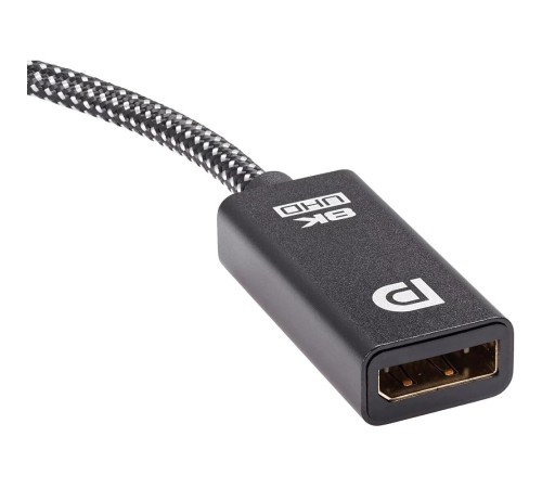 Адаптер/ Адаптер USB Type-Cm---->DP(f) 1.4v, 4K@120HZ 8K@ 60Hz, Alum Shell,Telecom 0.15м<TUC065> Адаптер/ Адаптер USB Type-Cm---->DP(f) 1.4v, 4K@120HZ 8K@ 60Hz, Alum Shell,Telecom 0.15м<TUC065>