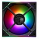 Кулер для корпуса/ Case Cooler Thermalright TL-M12-S (120x124x25mm, 4-pin PWM, ARGB, 47.6CFM, 23.2dBA, 1500RPM, Black)