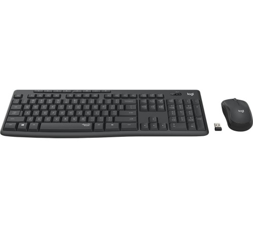 Комплект (клавиатура + мышь)/ Logitech Wireless MK295 Silent Combo GRAPHITE Retail Комплект (клавиатура + мышь)/ Logitech Wireless MK295 Silent Combo GRAPHITE Retail