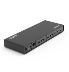 док-станция Docking Station WAVLINK USB-CandUSB3.0 Ultra 5K(Dual 4K) Universal Include 20V/2.5A Power Adaper/ 6xUSB3.0/2xDP 4K 60HZ/2xHDMI 4K 60HZ/1xGigabit LAN/1xAudio In/Out/ Not Support Power Delivery