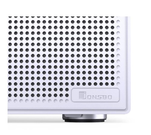 Корпус без блока питания/ Case JONSBO N4, Mini-Tower, 1x120mm, 1xUSB-A 3.0 + 1xUSB-C 3.2, SFX PSU Support, mATX, mITX White