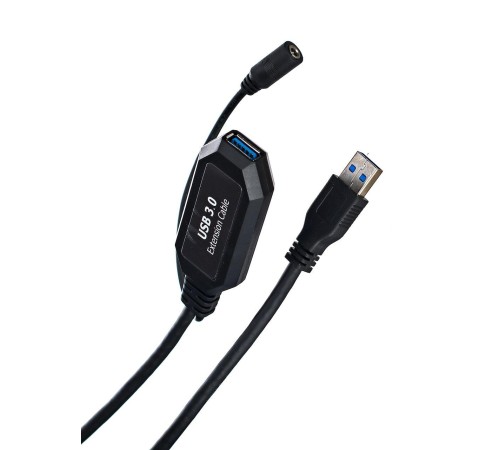 Кабель-адаптер/ Кабель-адаптер USB3.0-repeater, удлинительный активный <Am-->Af> 5м VCOM <CU827>