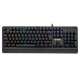 Механическая игровая клавиатура SVEN KB-G9700 (104 кл,+12Fn,RED switch, RGB, мет, корпус)