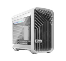 Корпус ПК без блока питания/ Case Fractal Design Torrent Nano TG Clear Tint, Mini-Tower, 1x180mm, 2xUSB-A 3.0 + 1xUSB 3.2 Type-C, mDTX, mITX White