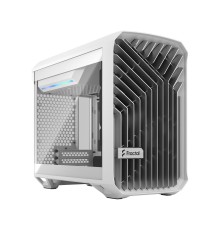 Корпус ПК без блока питания/ Case Fractal Design Torrent Nano TG Clear Tint, Mini-Tower, 1x180mm, 2xUSB-A 3.0 + 1xUSB 3.2 Type-C, mDTX, mITX White