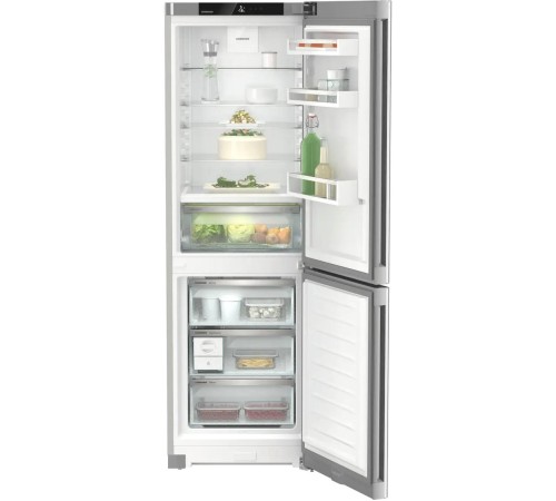 Холодильник Liebherr/ Plus, BioFresh 1 контейнер, МК NoFrost, 3 контейнера МК, в. 185,5 см, ш. 60 см, класс ЭЭ A++, ручки интегрированные, двери из нерж. стали Холодильник Liebherr/ Plus, BioFresh 1 контейнер, МК NoFrost, 3 контейнера МК, в. 185,5 см, ш. 60 см, класс ЭЭ A++, ручки интегрированные, двери из нерж. стали
