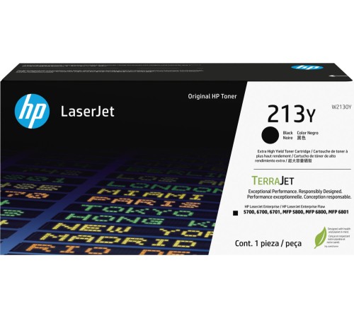 Тонер-картридж/ HP 213Y Black Extra High Yield Original LaserJet Toner Cartridge Тонер-картридж/ HP 213Y Black Extra High Yield Original LaserJet Toner Cartridge