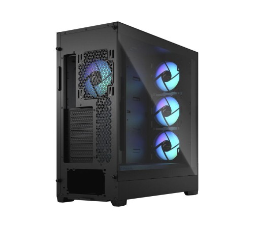 Корпус ПК без блока питания/ Case Fractal Design Pop XL Air RGB TG Clear Tint, Full-Tower, 4x120mm RGB, 2xUSB-A 3.2 E-ATX, ATX, mATX, mITX Black