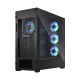 Корпус ПК без блока питания/ Case Fractal Design Pop XL Air RGB TG Clear Tint, Full-Tower, 4x120mm RGB, 2xUSB-A 3.2 E-ATX, ATX, mATX, mITX Black