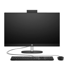 Моноблок/ HP All-in-One 27-cr1004nh   27"(1920x1080)/Intel Core Ultra 7 155U(2Ghz)/16384Mb/512PCISSDGb/noDVD/Int:Intel Iris X/Cam/WiFi/war 1y/Jack Black/DOS + Eng kbd,  mouse