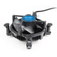 Кулер для процессора/ Gamemax SK1700 (100W, 4-pin PWM, 44.5mm, Al/Cu, 1x92mm, 51.87CFM, 35dBA, 2000RPM, S: 1851/1700, black)