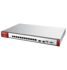 Межсетевой экран Межсетевой экран Zyxel ATP700, Rack, 12 конфигурируемых (LAN/WAN) портов GE, 2xSFP, 2xUSB3.0, AP Controller (8/264), Device HA Pro, NebulaFlex Pro, с подпиской Gold на 1 год (AS, AV, CF, IDP/DPI, Sand