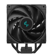Кулер для процессора DEEPCOOL AG400 DIGITAL BK LGA1700/1200/115X/AM5/AM4 (9шт/кор, TDP 220W, PWM, Fan 120mm, 4 тепл. трубки, черный) RET (R-AG400-BKNDMN-G-2)