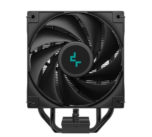 Кулер для процессора DEEPCOOL AG400 DIGITAL BK LGA1700/1200/115X/AM5/AM4 (9шт/кор, TDP 220W, PWM, Fan 120mm, 4 тепл. трубки, черный) RET (R-AG400-BKNDMN-G-2)