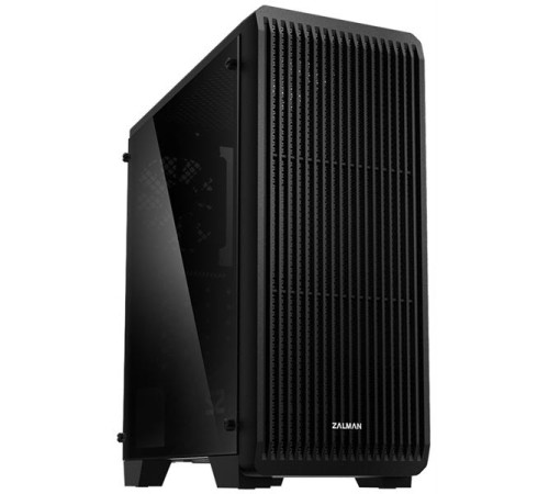 корпус ZALMAN S2 TG, ATX, BLACK, TEMPERED GLASS WINDOW, 2x3.5", 2x2.5", 2xUSB2.0, 1xUSB3.0, FRONT 2x120mm (существенное повреждение коробки)