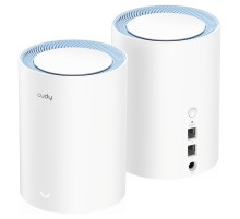 Wi-Fi Mesh-система/ AC1200 Wi-Fi Mesh Solution 2-Pack, Chipset MediaTek, Dual-Band, 867Mbps at 5GHz + 300Mbps at 2.4GHz, 802.11ac/a/b/g/n, 2 Fast Ethernet Ports, 2 internal antennas, MU-MIMO, DDNS, Zerotier/Wireguard/OpenVPN/IPSec/L2TP/PPTP VPN, DNS over