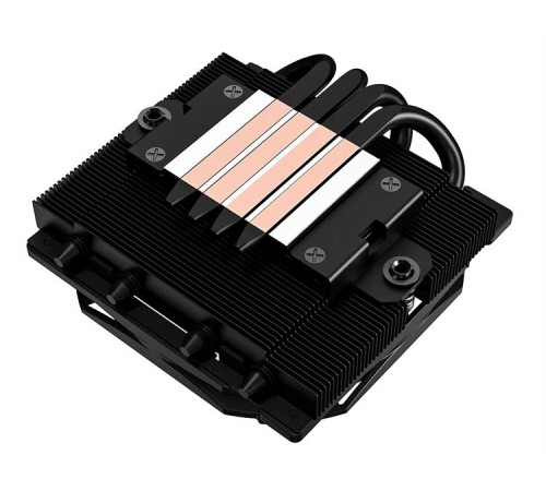Кулер для процессора ID-COOLING IS-37-XT BLACK LGA1700/1200/115X/AM5/AM4 низкопрофильный высота 37mm (24шт/кор, TDP 95W, PWM, 3 тепл.трубки прямого контакта, FAN 92mm, черный) BOX