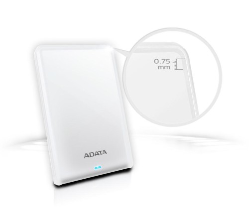 Внешний жесткий диск/ Portable HDD 2TB ADATA HV620S (White), USB 3.2 Gen1, 115x78x11.5mm, 152g /3 года/ Внешний жесткий диск/ Portable HDD 2TB ADATA HV620S (White), USB 3.2 Gen1, 115x78x11.5mm, 152g /3 года/