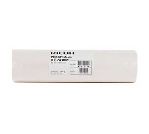 Мастер-плёнка для дупликатора тип 2430M/ RICOH PRIPORT MASTER DX 2430M Мастер-плёнка для дупликатора тип 2430M/ RICOH PRIPORT MASTER DX 2430M