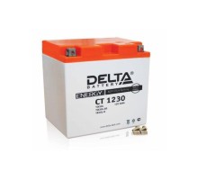 Батарея DELTA серия DTM L, DTM 12230 L, напряжение 12В, емкость 230Ач (разряд 10 часов),  макс. ток разряда (5 сек.) 1100А, макс. ток заряда 69А, свинцово-кислотная типа AGM, клеммы под болт М8, ДxШxВ 520х269х203мм., вес 72.6кг., срок службы 10-12 лет./ B