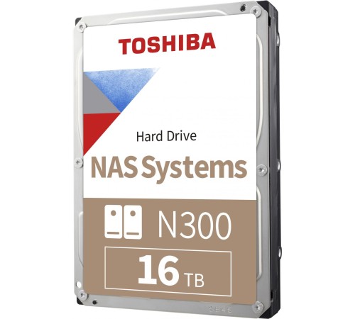Жесткий диск/ HDD Toshiba SATA3 16Tb 3.5" 7200 NAS 512Mb (N300)