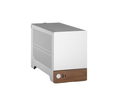 Корпус без блока питания/ Case Fractal Design Terra, Mini-Tower, no fans, 1xUSB-A 3.0 + 1xUSB 3.2 Type-C, SFX PSU Support, mITX Silver