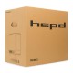 Корпус без блока питания/ Case HSPD M310, Mesh Mini-tower, Black, TG, 0.4 SPCC, 3x120mm ARGB (Orbis F1) mATX, mITX 180/280/160mm 1x2.5", 1x3.5", 4xPCI 2xUSB-A 3.0 452x277x418mm