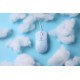 Мышь проводная Dareu LM121 Blue (голубой), DPI 800/1600/2400/6400, тихий щелчок, подсветка RGB, размер 116x35x60мм, 1,8м (Вскрытая упаковка)
