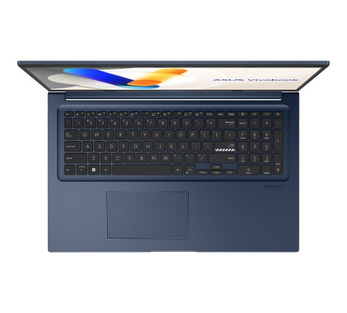 Ноутбук/ ASUS X1704ZA-AU343 17.3"(1920x1080 (матовый) IPS)/Intel Core i5 1235U(1.3Ghz)/16384Mb/512PCISSDGb/noDVD/Int:Intel Iris Xe Graphics/Cam/BT/WiFi/50WHr/war 1y/2.1kg/Quiet Blue/DOS Ноутбук/ ASUS X1704ZA-AU343 17.3"(1920x1080 (матовый) IPS)/Intel Core i5 1235U(1.3Ghz)/16384Mb/512PCISSDGb/noDVD/Int:Intel Iris Xe Graphics/Cam/BT/WiFi/50WHr/war 1y/2.1kg/Quiet Blue/DOS