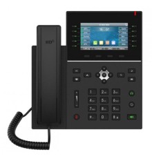 SIP-Телефон Fanvil J6 4.3 TFT color screen (480*272),1080P video decoding, Support Extension Panel, 6-party conference, HD Voice, 20 SIP Lines, 10 DSS Keys, POE, Gigabit, PSU, no Logo