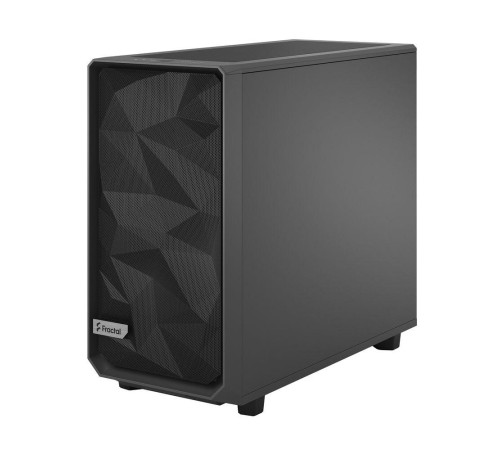 Корпус ПК без блока питания/ Case Fractal Design Meshify 2 TG Light Tint, Midi-Tower, 3x140mm, 2xUSB-A 3.2 + 1xUSB 3.2 Type-C E-ATX, ATX, mATX, mITX Gray