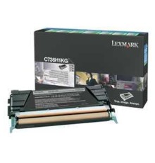 C73x/X73x Black High Yield Return Program Print Cartridge (12K)