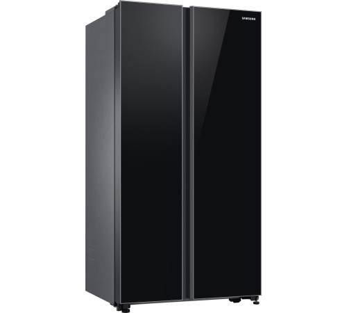 Холодильник Samsung/ 178x91.2.x71.6, 680/229 л, No Frost, side by side, черное стекло Холодильник Samsung/ 178x91.2.x71.6, 680/229 л, No Frost, side by side, черное стекло