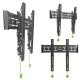 ONKRON кронштейн для телевизора 32"-65" наклонный, чёрный SN14