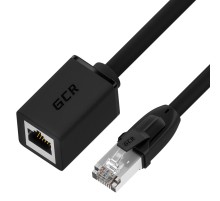 GCR Удлинитель патч-корда прямой 2.0m, FTP медь, кат.6, никелированный коннектор, 24 AWG, Premium ethernet high speed 10 Гбит/с, RJ45, T, GCR-52603