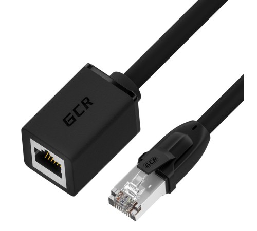 GCR Удлинитель патч-корда прямой 2.0m, FTP медь, кат.6, никелированный коннектор, 24 AWG, Premium ethernet high speed 10 Гбит/с, RJ45, T, GCR-52603 GCR Удлинитель патч-корда прямой 2.0m, FTP медь, кат.6, никелированный коннектор, 24 AWG, Premium ethernet high speed 10 Гбит/с, RJ45, T, GCR-52603